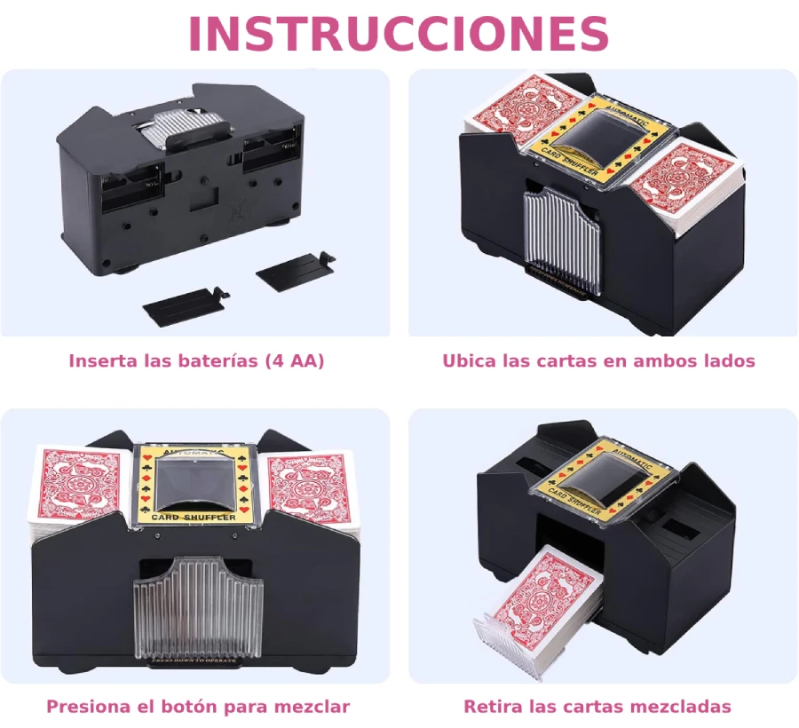 Barajador Automático Instrucciones